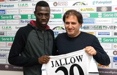 Ascoli Picchio, Tosti presenta Jallow: ''Ho trovato un bel gruppo''