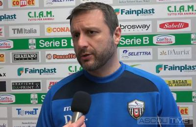 Ascoli, Mangia pre Como: ''La squadra sta crescendo, cerchiamo delle conferme'' 