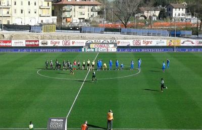 Monticelli-Chieti 2-2, una doppietta di Sosi fa respirare i biancazzurri
