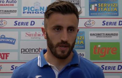 Monticelli-Chieti 2-2, la voce del capitano goleador Sosi post gara