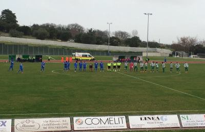 Castelfidardo-Monticelli 1-0, ascolani ko in una gara con polemiche e colpi proibiti