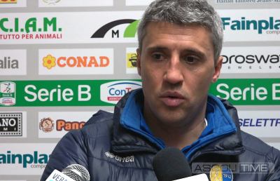 Ascoli-Modena 2-1, la voce di mister Crespo post gara