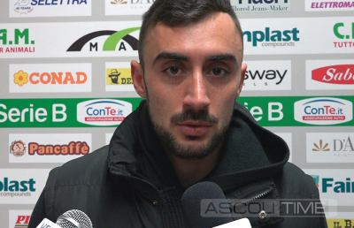 Ascoli Picchio, la voce di Bianchi dopo la vittoria con il Modena