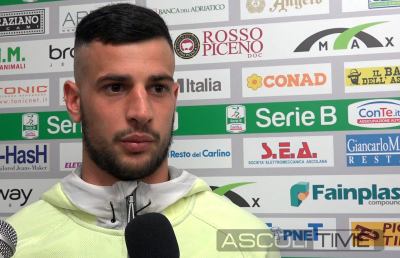 Ascoli, Cinaglia: “A Crotone per provare a vincere. Cacia? E' come partire da 1-0” 