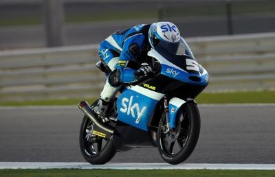Moto3, Fenati continua a girare tra i primi nei test ufficiali a Doha