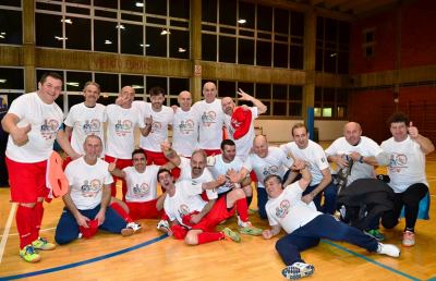 Sordapicena San Benedetto calcio a 5, grande festa per il quinto scudetto