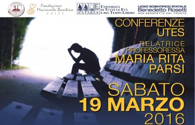 Utes San Benedetto, conferenza sulla ''maladolescenza''
