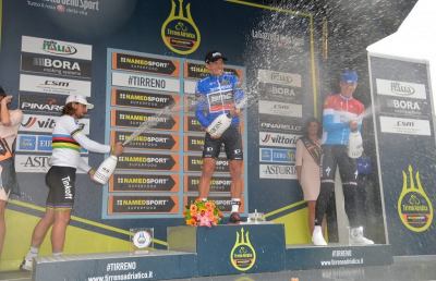 Tirreno-Adriatico, a San Benedetto fanno festa Van Avermaet e Cancellara