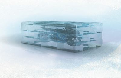 Riparte il Motomondiale: cubo di ghiaccio a Milano per lo Sky Racing Team VR46
