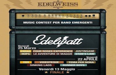 San Benedetto: parte Edelwatt, music contest per band emergenti