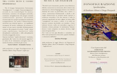 ''FONOFIGURAZIONE Iperdisciplina'', mostra alla Palazzina Azzurra di San Benedetto