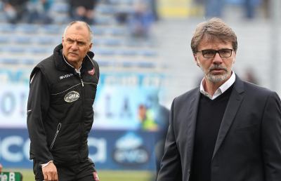 Novara-Salernitana 1-1, le voci di Baroni e Menichini post gara