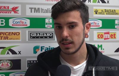 Ascoli, De Grazia: ''Esordire con questa maglia era il mio sogno da bambino''