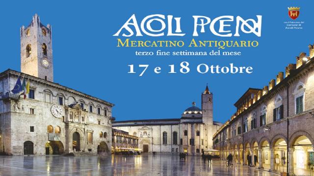 Ascoli Piceno, nel fine settimana edizione speciale del Mercatino dell'Antiquariato