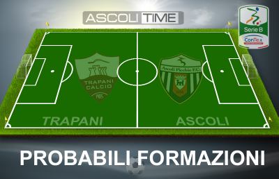 Trapani-Ascoli, le probabili formazioni della sfida del ''Provinciale''