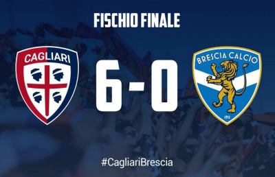 Serie B 36° turno: il Cagliari gioca a tennis col Brescia, Bari al terzo posto