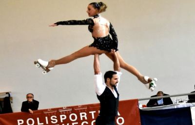 Pattinaggio, Diavoli Verde Rosa alla Coppa Italia con due coppie