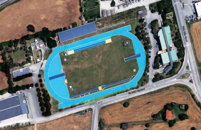 San Benedetto del Tronto, lavori di rifacimento alla pista di atletica