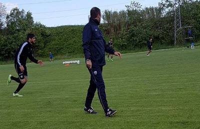 Ascoli Picchio, Cacia lascia anzitempo allenamento a scopo precauzionale