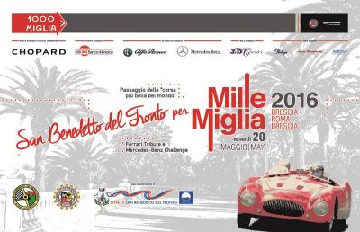 San Benedetto, “Aspettando la Mille Miglia” con punto informativo in Piazza Giorgini