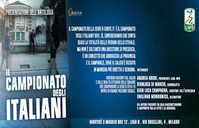 Serie B, presentazione a Milano dell'antologia ''Il campionato degli italiani''
