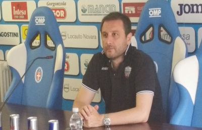 Novara-Ascoli 2-0, Mangia: ''Ha influito anche il caldo. Dobbiamo restare calmi''