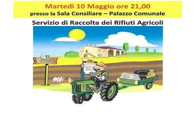 Offida, un incontro sul servizio di raccolta dei rifiuti agricoli