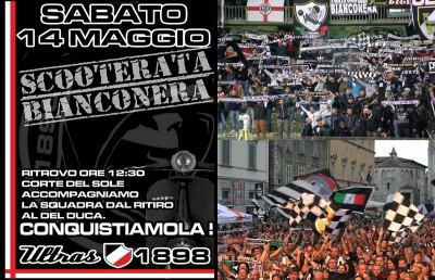 Ultras 1898, sarà ''Scooterata bianconera''. Massimo sostegno alla squadra