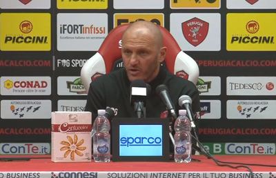 Perugia-Pro Vercelli 1-2, le voci di Bisoli e Foscarini post gara