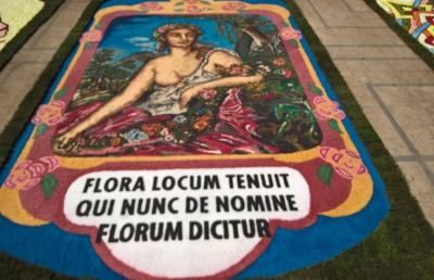 Terzo posto al concorso di Noto per l’associazione infiorata di Montefiore 