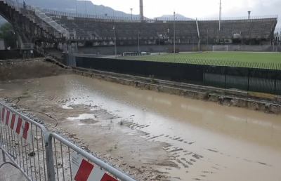 Tribuna Est ''Del Duca'', partiti i lavori. Le voci di Castelli e Caccamo