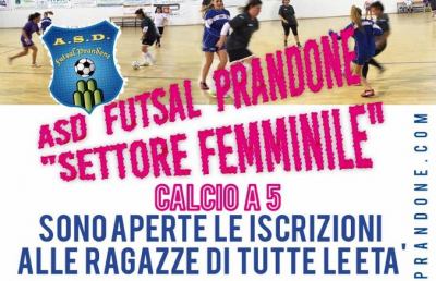 ASD Futsal Prandone premiata per maggior numero di giovani calciatori