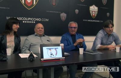 Ascoli Picchio: video conferenza Bellini, Faraotti, Cardinaletti, Ciccoianni e Celani