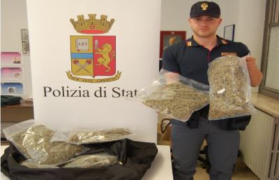 San Benedetto, arrestati due spacciatori milanesi con 6,6 kg di marijuana