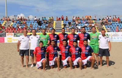 Beach Soccer Serie A, Happy Car Samb ko di misura contro Milano
