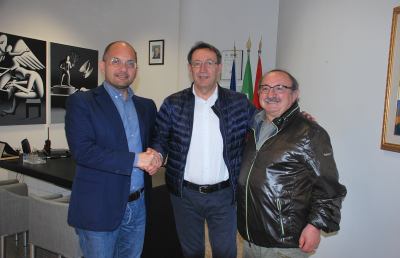 San Benedetto, nuovo sindaco Piunti riceve visita del collega Castelli