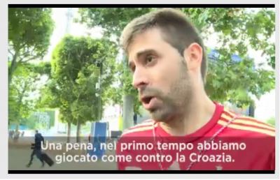Italia-Spagna 2-0, le parole dei delusissimi tifosi delle Furie Rosse