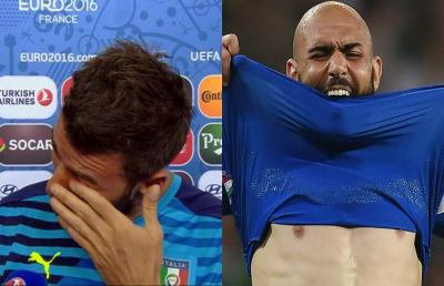 Gli ex Ascoli lasciano l'Europeo: Barzagli in lacrime, Zaza errore horror