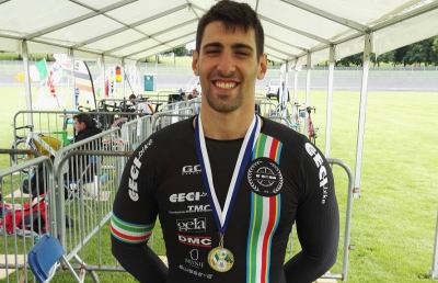 Ciclismo su pista, oro e argento per l'ascolano Davide Ceci in Irlanda