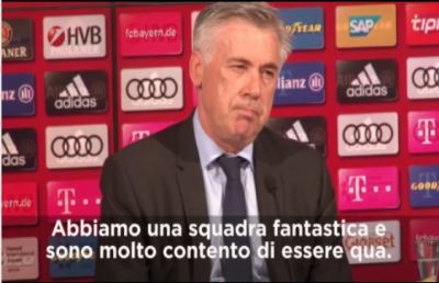 Ancelotti poliglotta, si lancia subito con il tedesco nella presentazione al Bayern
