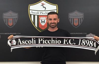Ascoli Picchio, Gigliotti già in città. Tutto ok per Hallberg e Felicioli