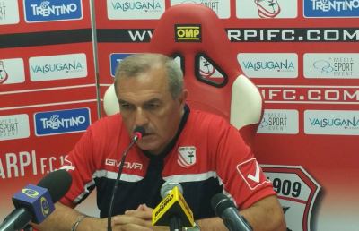 Carpi, Castori: “La retrocessione mi ha fatto male. Ripartiamo con grinta e umiltà”