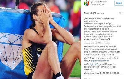 Atletica italiana sotto shock: Tamberi deve rinunciare alle Olimpiadi