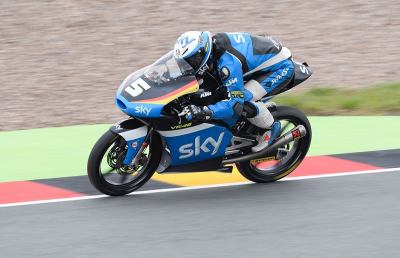 Sachsenring, qualifiche difficili per Fenati dopo un violento high side