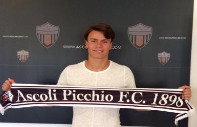 Ascoli Picchio, ufficiale l'arrivo in prestito dello svedese Melker Hallberg