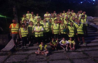Colle San Marco, tanti partecipanti per “Salute in cammino con la luna piena”