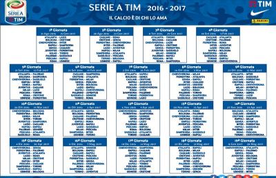 Serie A, sorteggiato calendario 2016/2017: si parte con Juve-Fiorentina