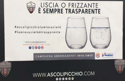 Ascoli Picchio, tutti i prezzi della campagna abbonamenti 2016/2017