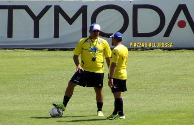 Lecce, mister Di Corcia: “Andremo ad Ascoli per migliorare la condizione”