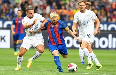 Barcellona-Leicester 4-2, highlights